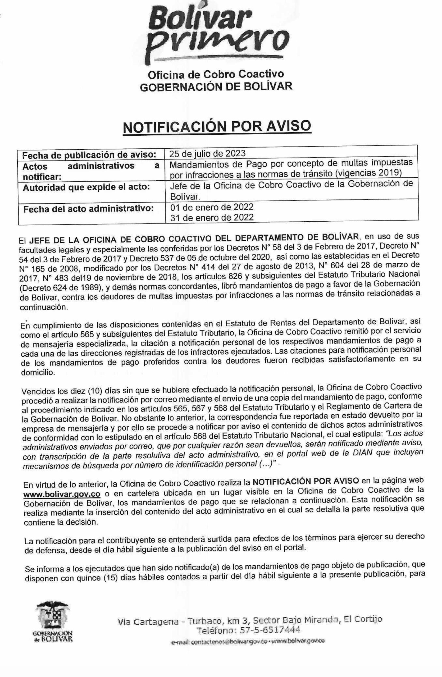 AVISO DE NOTIFICACIÓN EN PAGINA WEB 2022-11-24