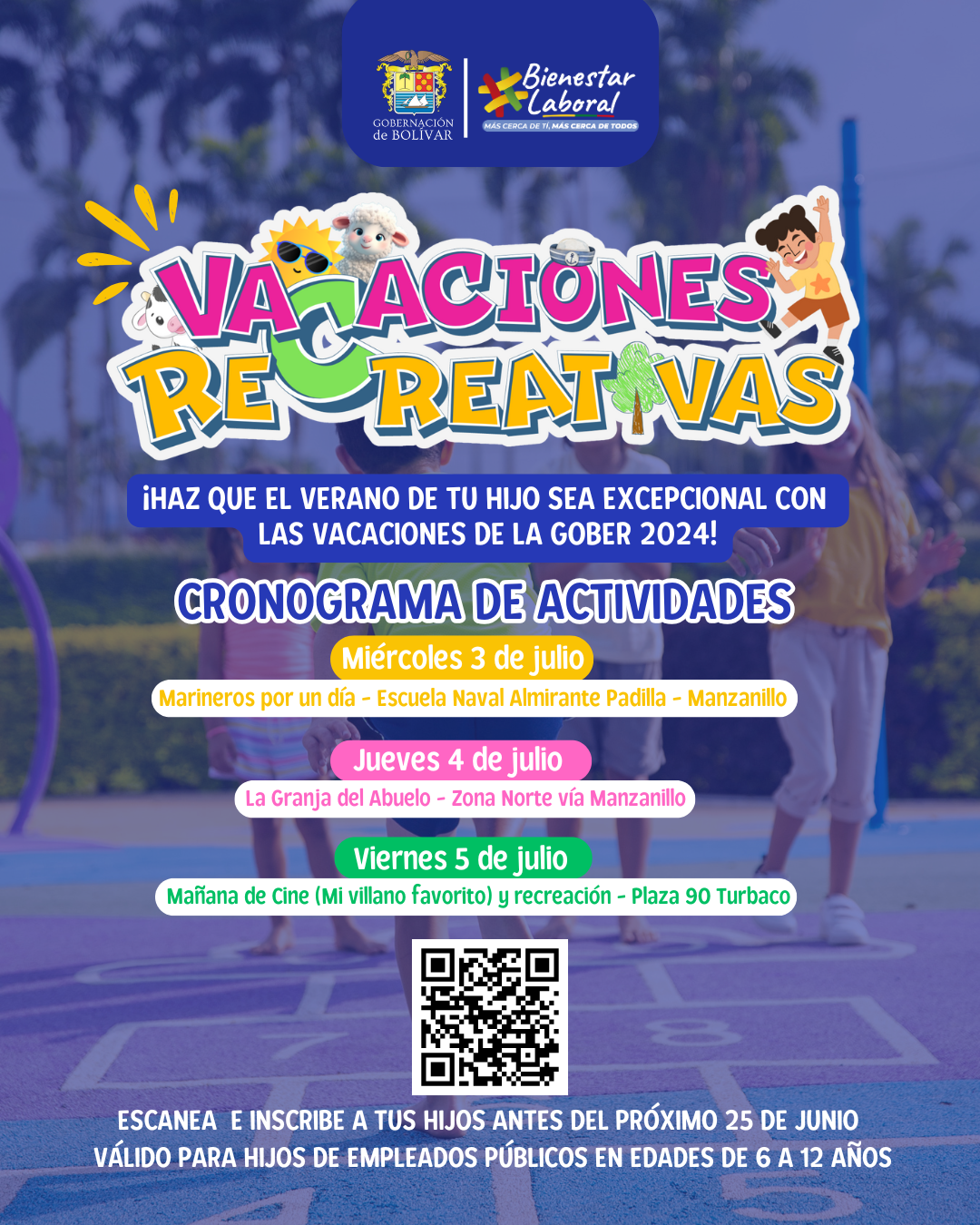 FLYER VACACIONES RECREATIVAS
