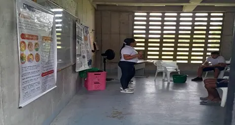 Jornada Juego Terapéutico Sana Colita de Rana, desarrollo de capacidades aportando al cuidado y autocuidado de la salud; dirigido a madres, cuidadoras y niños, niñas y adolescentes. (Juego de las emociones, dibuja tus miedos y árbol de gratitud)