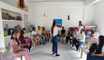 Seguimiento a Plan de acción para la Implementación de las Adecuaciones Socioculturales de las Rutas Integrales de Atención en Salud (RIAS) en el municipio de Magangué. Lugar: CDI Esperanza del mañana, Magangué.