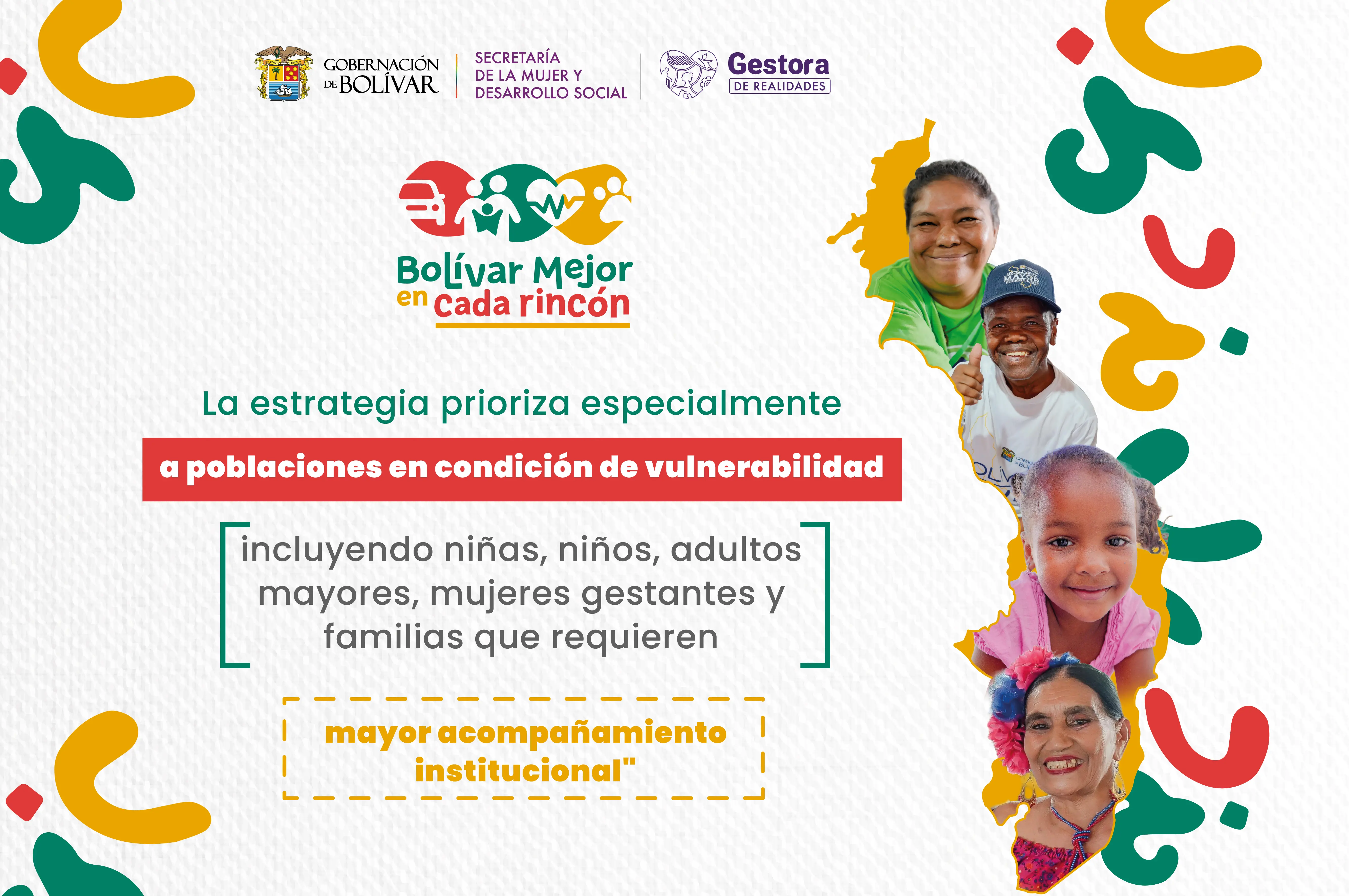 Infografía sobre atención prioritaria a poblaciones en condición de vulnerabilidad