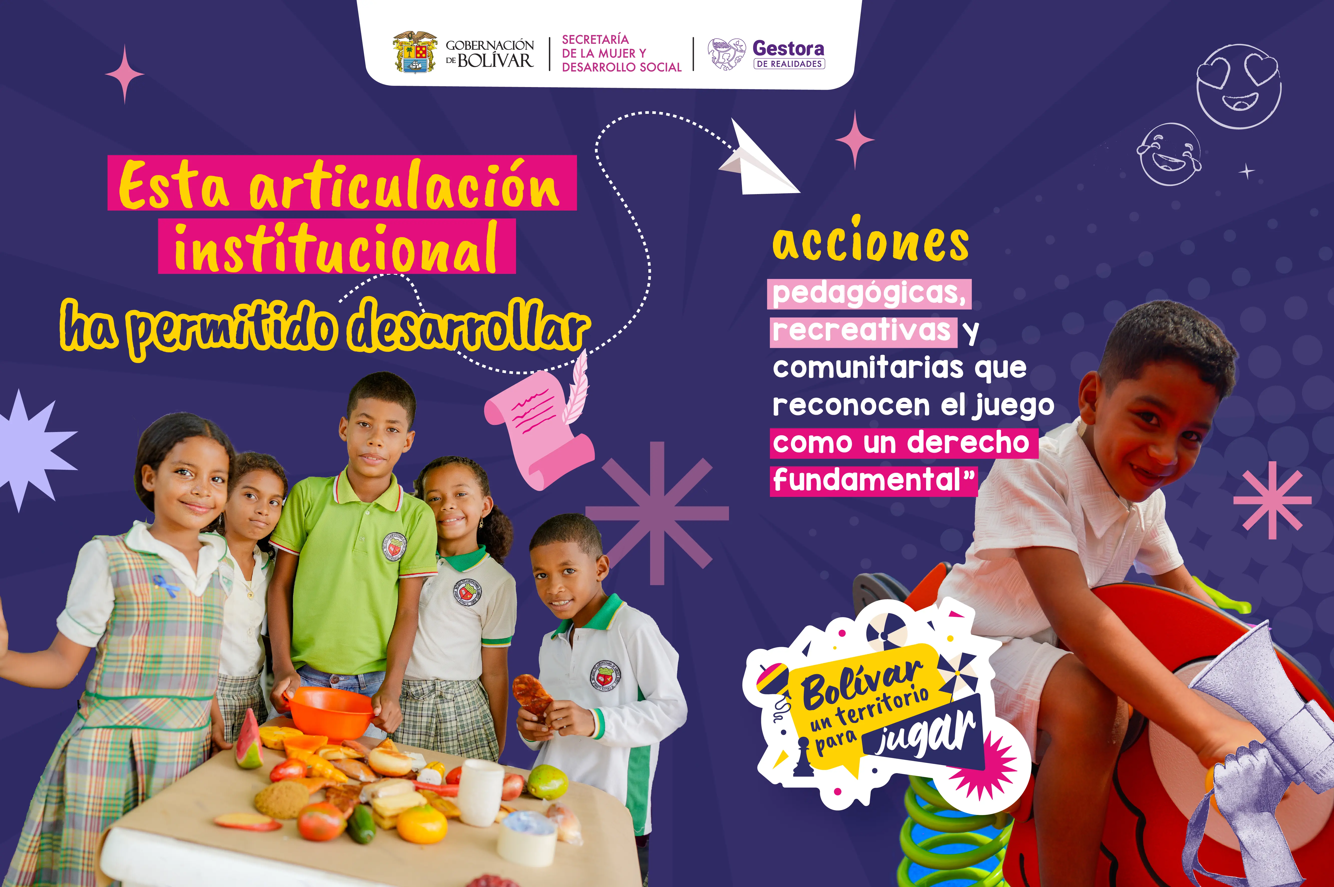 Infografía sobre el juego como derecho y herramienta de desarrollo