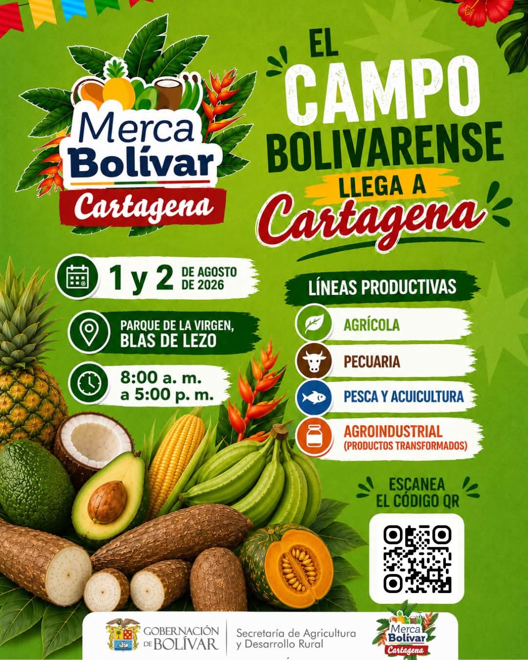 Invitaci&oacute;n a el campo bolivarense de la Gobernaci&oacute;n de Bol&iacute;var