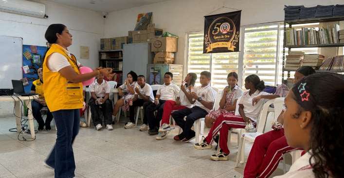 Primera sesión del proyecto pellízcate con los niños, niñas y adolescentes del corregimiento de Malagana. — imagen 3